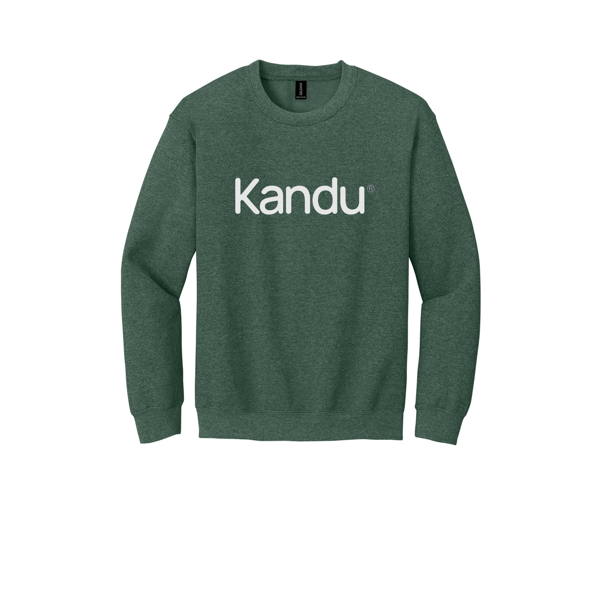 kandu-clinic-comfort-crewneck-dtf-front-18000-heathersportdarkgreen-flat-front