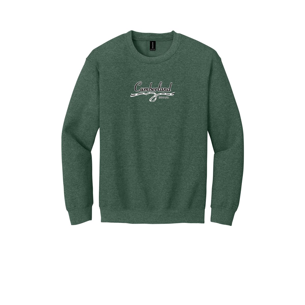 cumberland-comfort-crewneck-dtf-front-18000-heathersportdarkgreen-flat-front