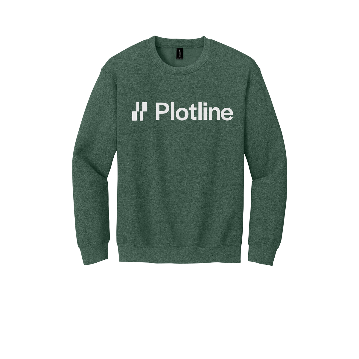 plotline-comfort-crewneck-dtf-front-18000-heathersportdarkgreen-flat-front