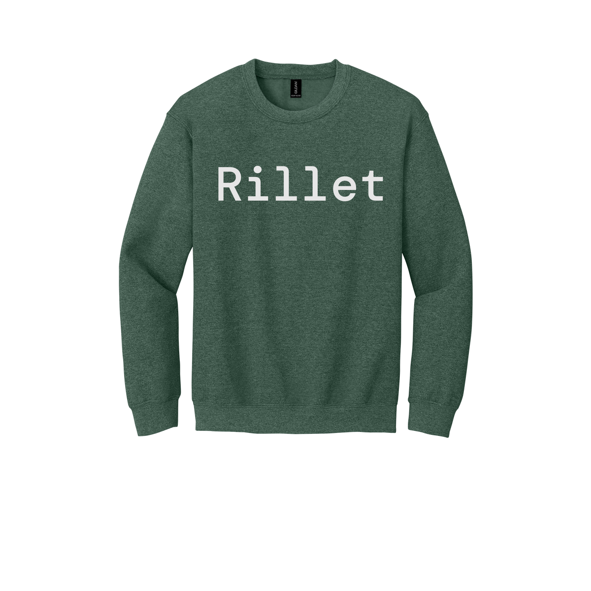 rillet-comfort-crewneck-dtf-front-18000-heathersportdarkgreen-flat-front