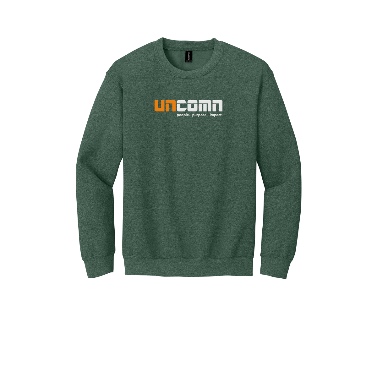 uncomn-comfort-crewneck-dtf-front-18000-heathersportdarkgreen-flat-front