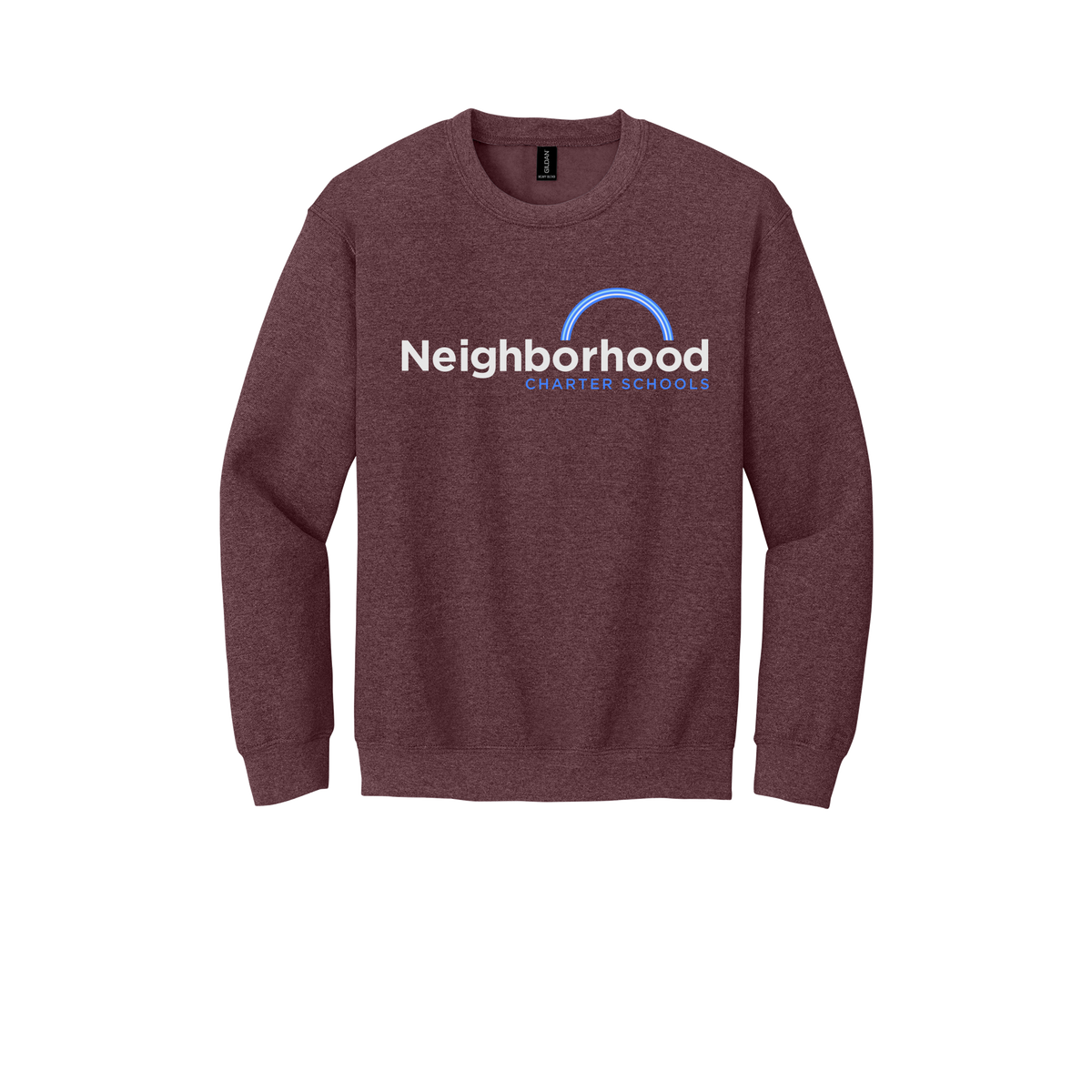 ncschools-comfort-crewneck-dtf-front-18000-heathersportdarkmaroon-flat-front