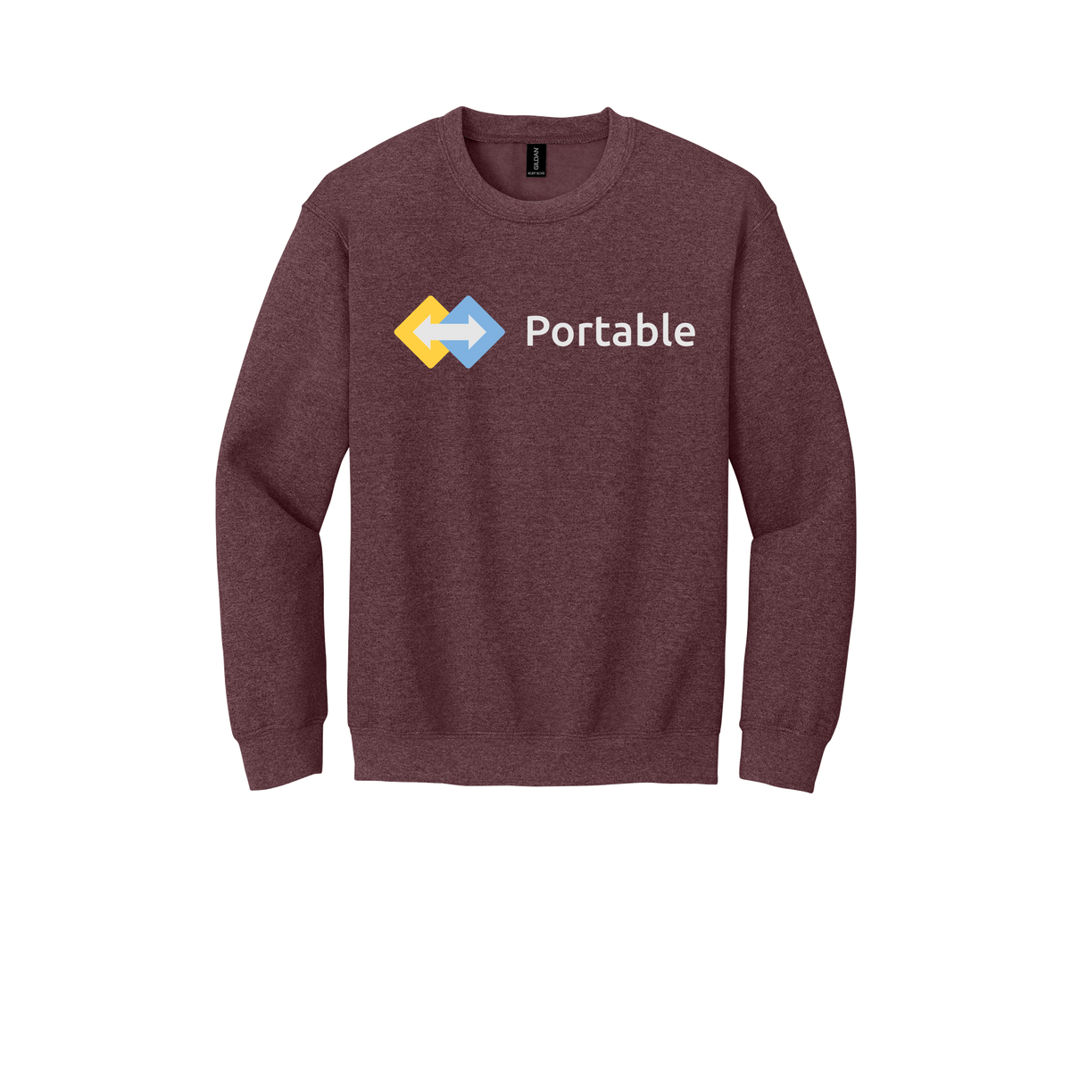 portable-comfort-crewneck-dtf-front-18000-heathersportdarkmaroon-flat-front