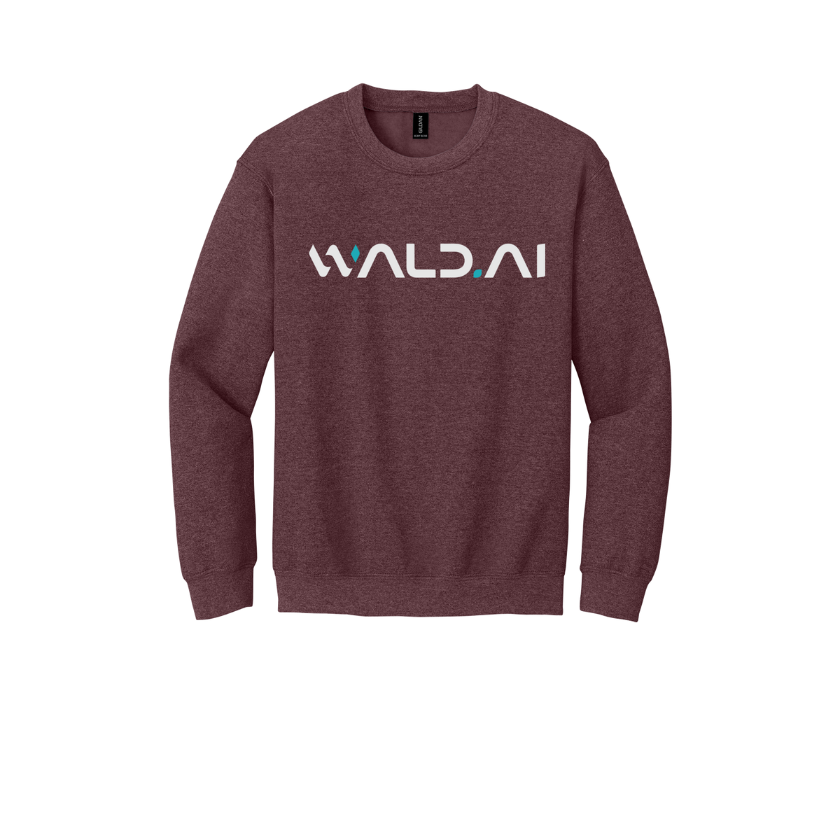 wald-comfort-crewneck-dtf-front-18000-heathersportdarkmaroon-flat-front