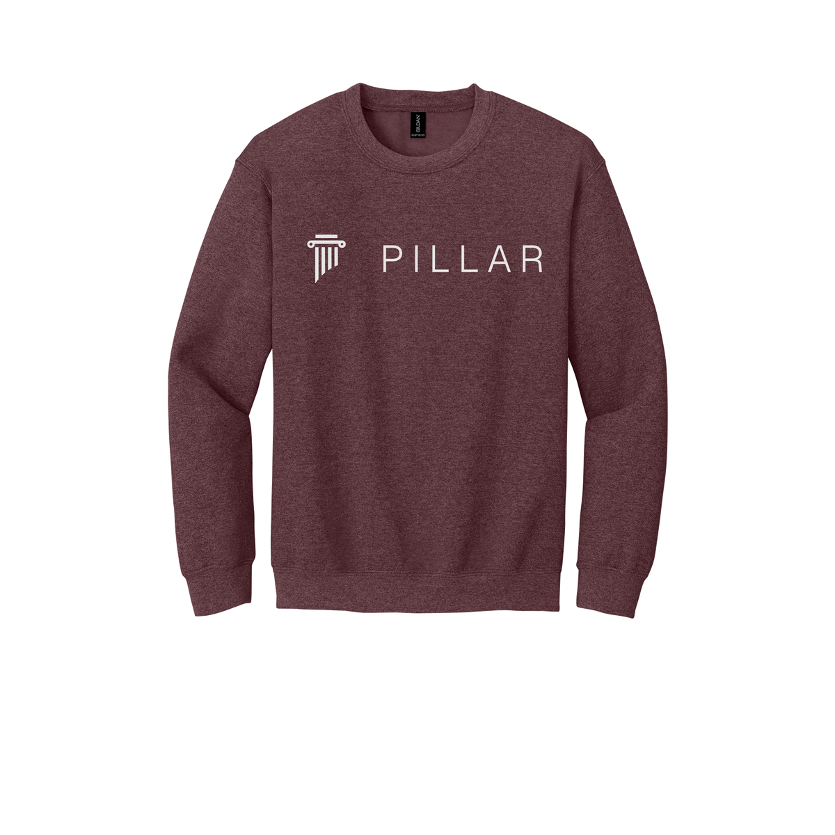 pillar-comfort-crewneck-dtf-front-18000-heathersportdarkmaroon-flat-front