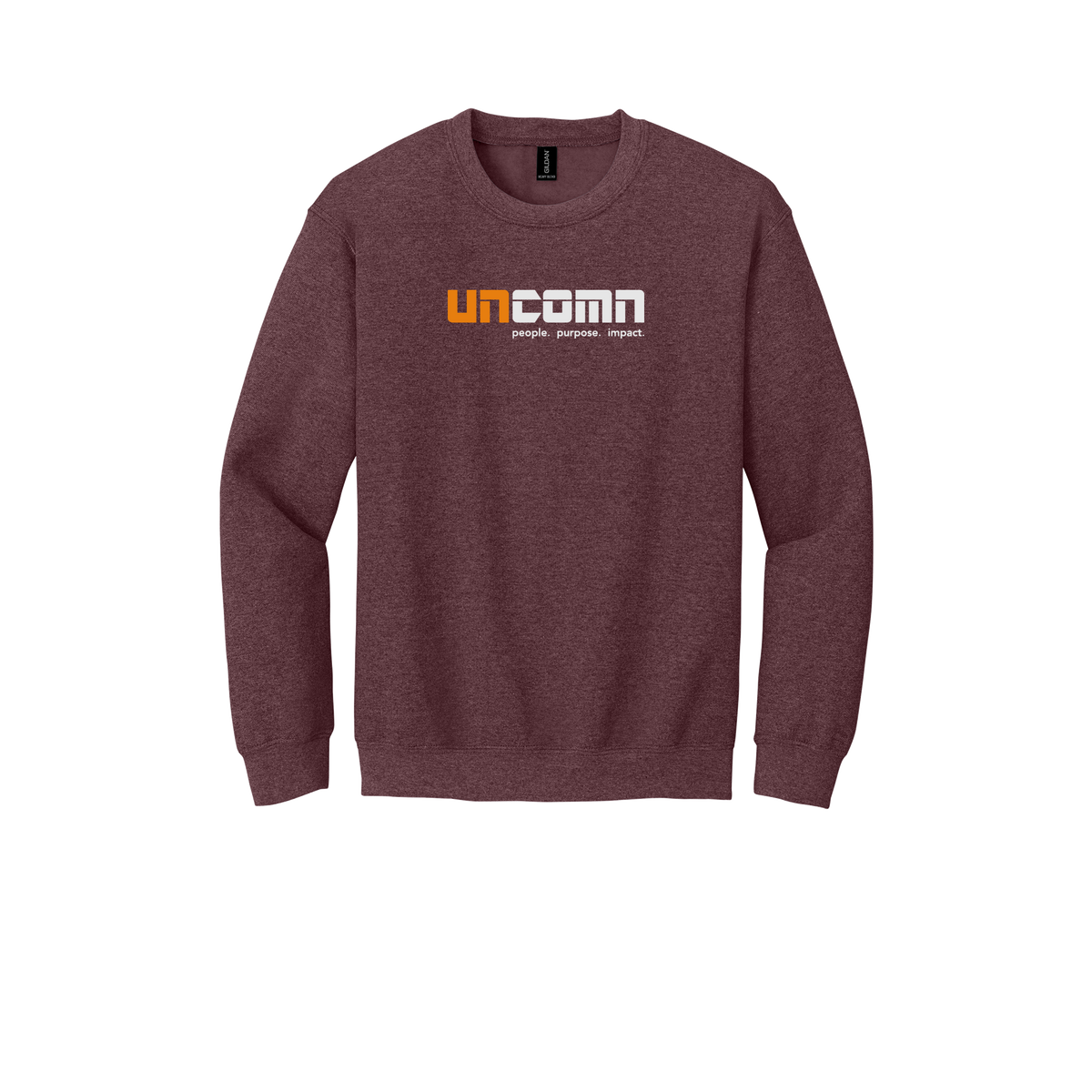 uncomn-comfort-crewneck-dtf-front-18000-heathersportdarkmaroon-flat-front