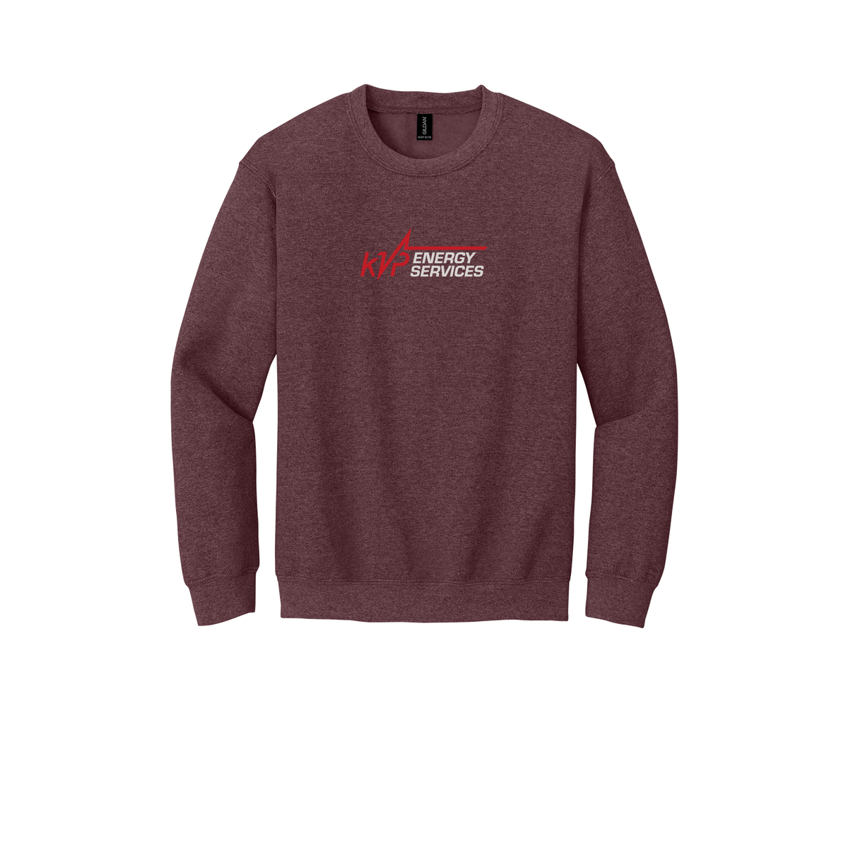 kvpenergy-comfort-crewneck-dtf-front-18000-heathersportdarkmaroon-flat-front
