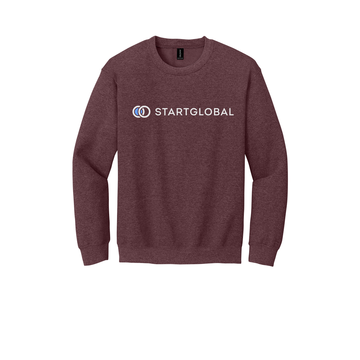 startglobal-comfort-crewneck-dtf-front-18000-heathersportdarkmaroon-flat-front