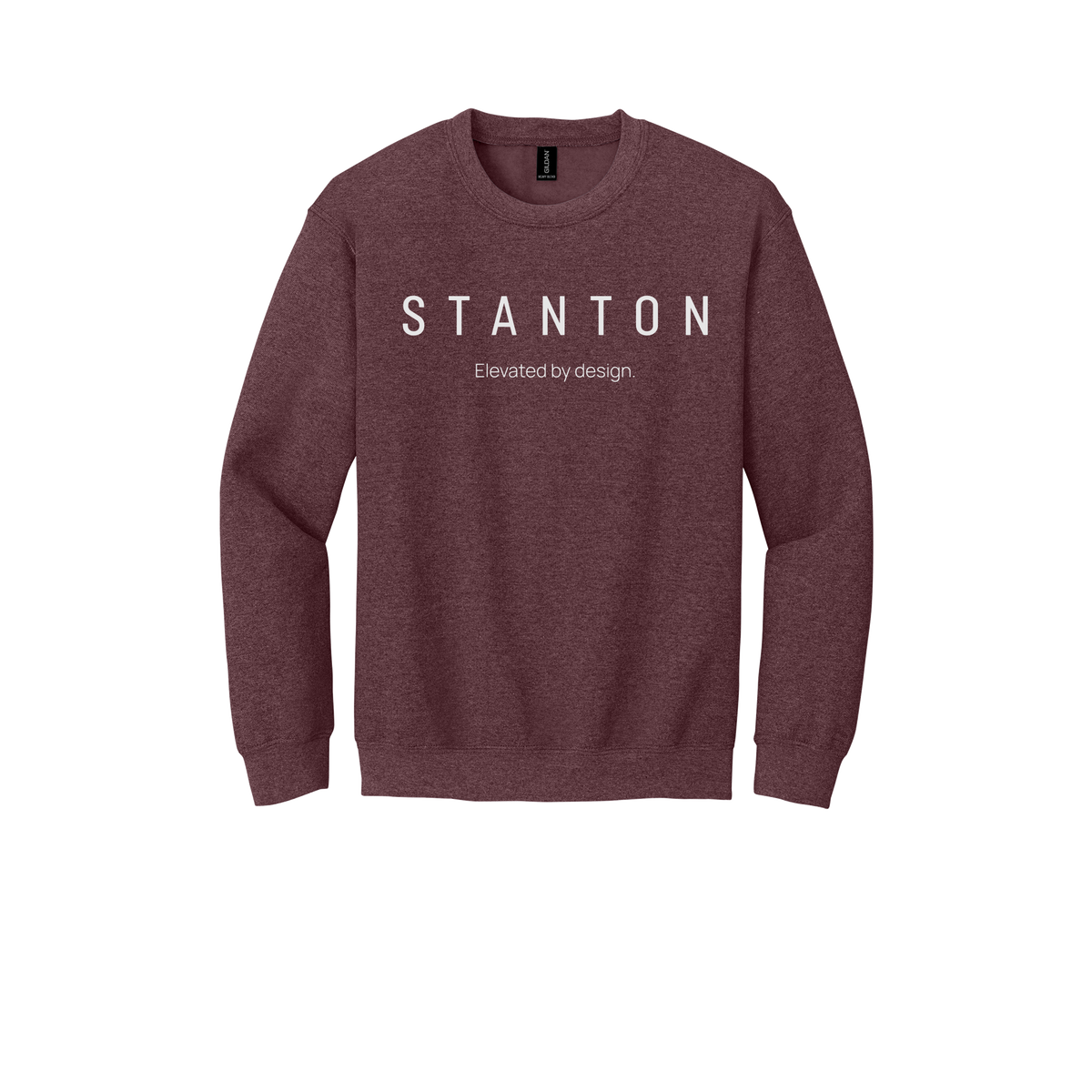 stantoncarpet-comfort-crewneck-dtf-front-18000-heathersportdarkmaroon-flat-front