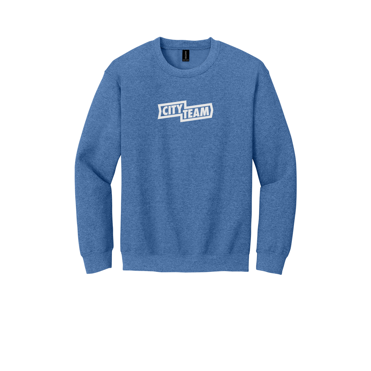 cityteam-comfort-crewneck-dtf-front-18000-heathersportroyal-flat-front