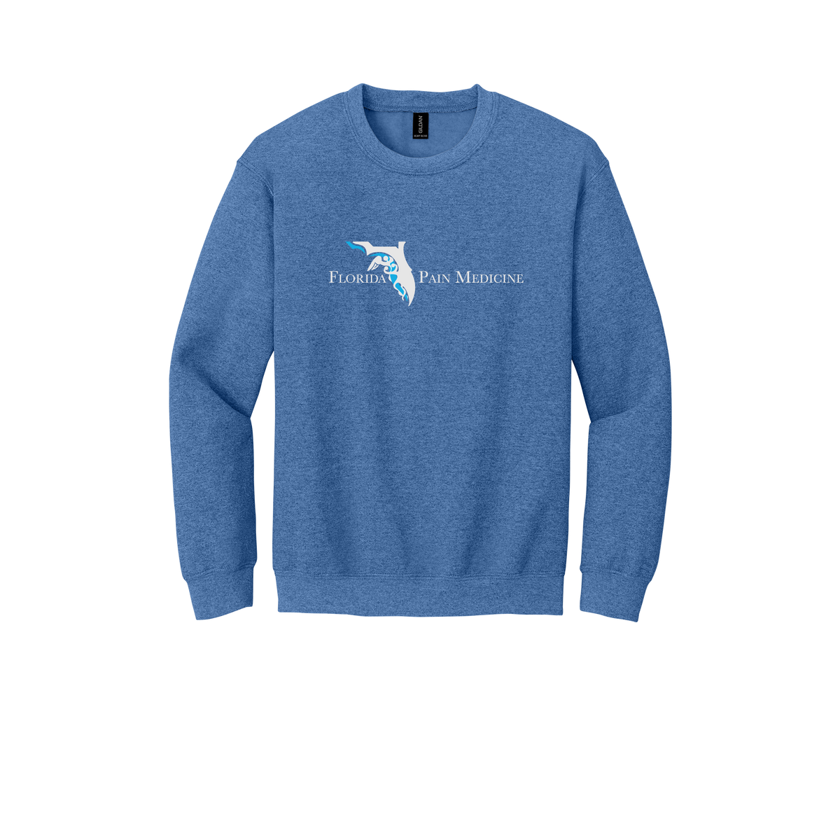 floridapainmedicine-clinic-comfort-crewneck-dtf-front-18000-heathersportroyal-flat-front
