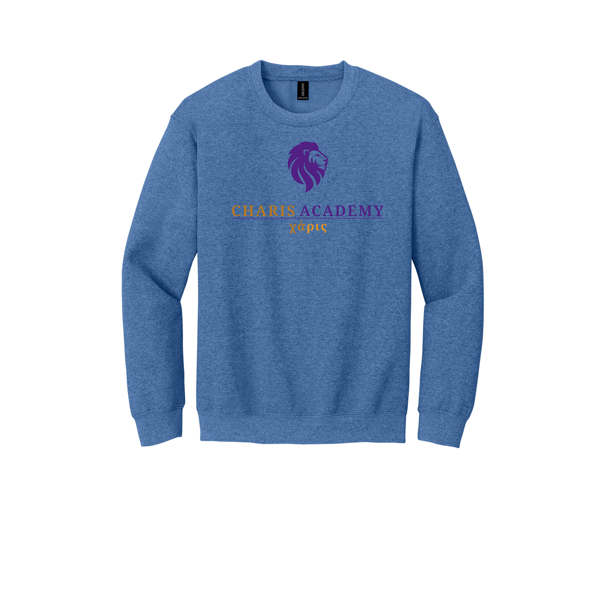 cahazleton-comfort-crewneck-dtf-front-18000-heathersportroyal-flat-front