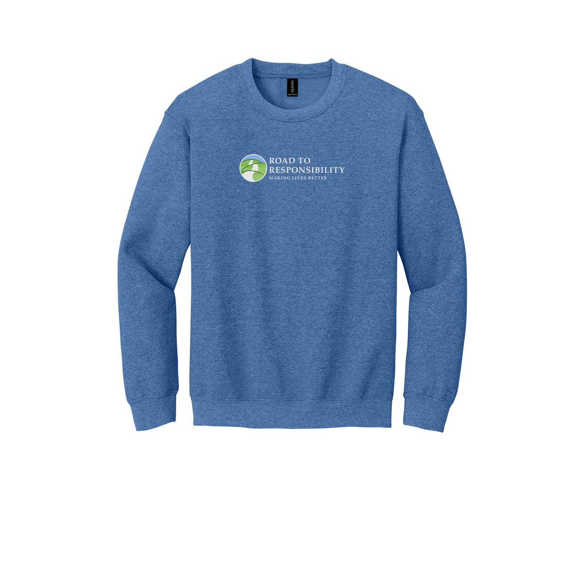 roadtoresponsibility-comfort-crewneck-dtf-front-18000-heathersportroyal-flat-front