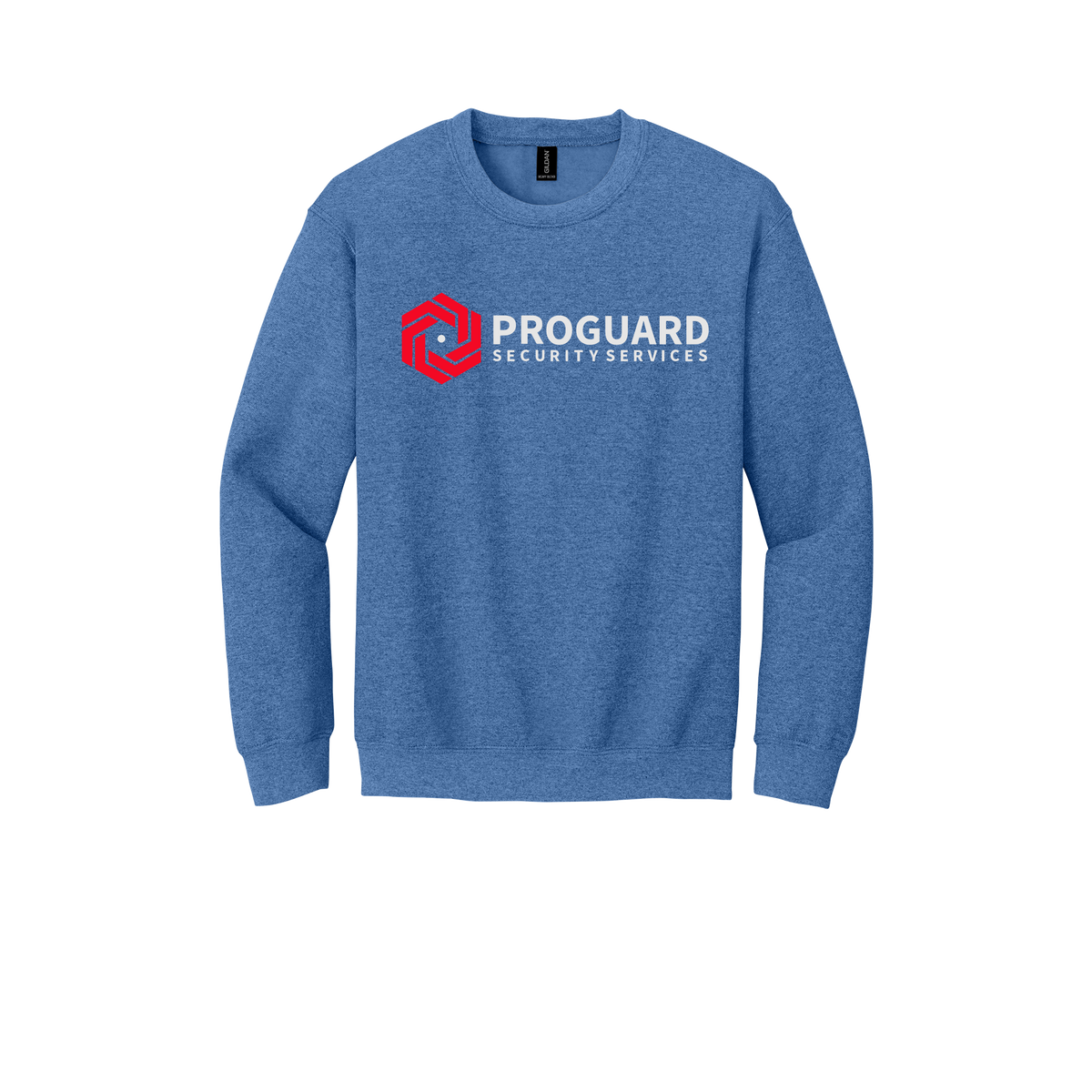 proguardsecurityservices-comfort-crewneck-dtf-front-18000-heathersportroyal-flat-front