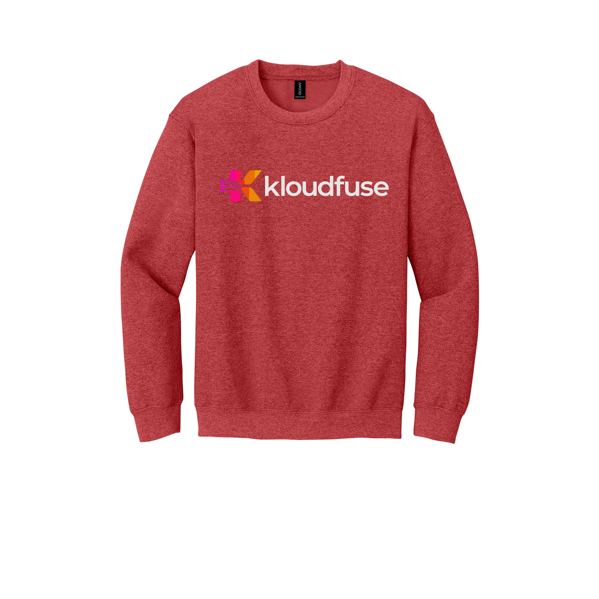 kloudfuse-comfort-crewneck-dtf-front-18000-heathersportscarlet-flat-front