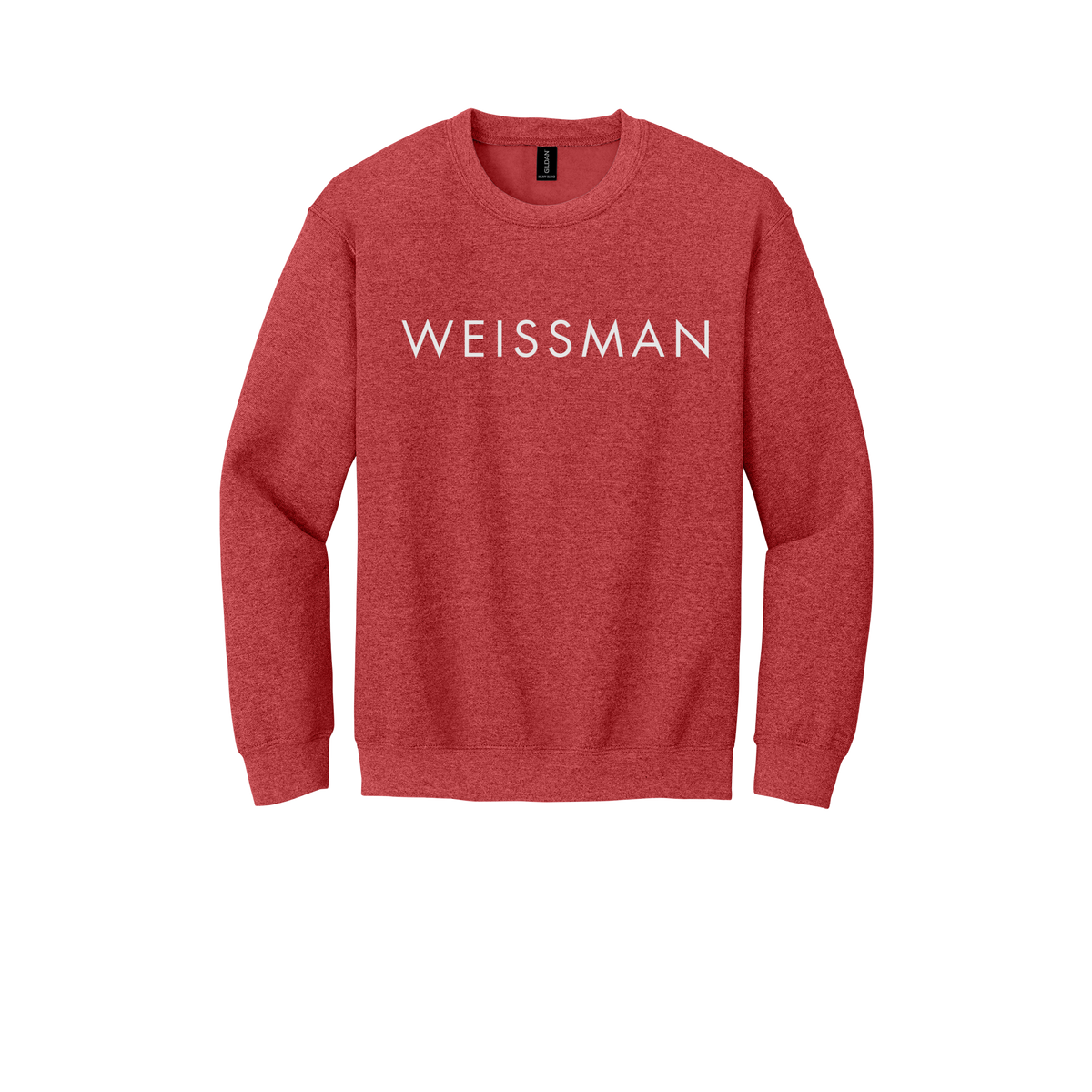 weissmans-comfort-crewneck-dtf-front-18000-heathersportscarlet-flat-front