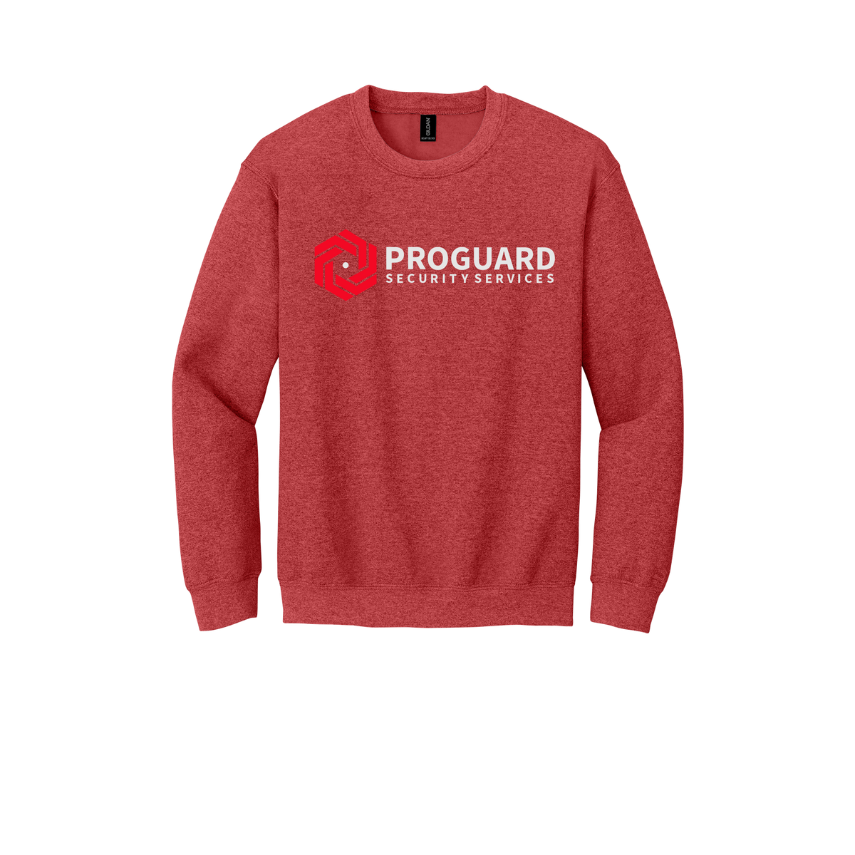 proguardsecurityservices-comfort-crewneck-dtf-front-18000-heathersportscarlet-flat-front