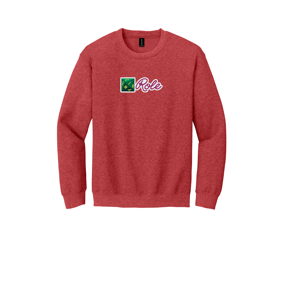 cinemarole-comfort-crewneck-dtf-front-18000-heathersportscarlet-flat-front