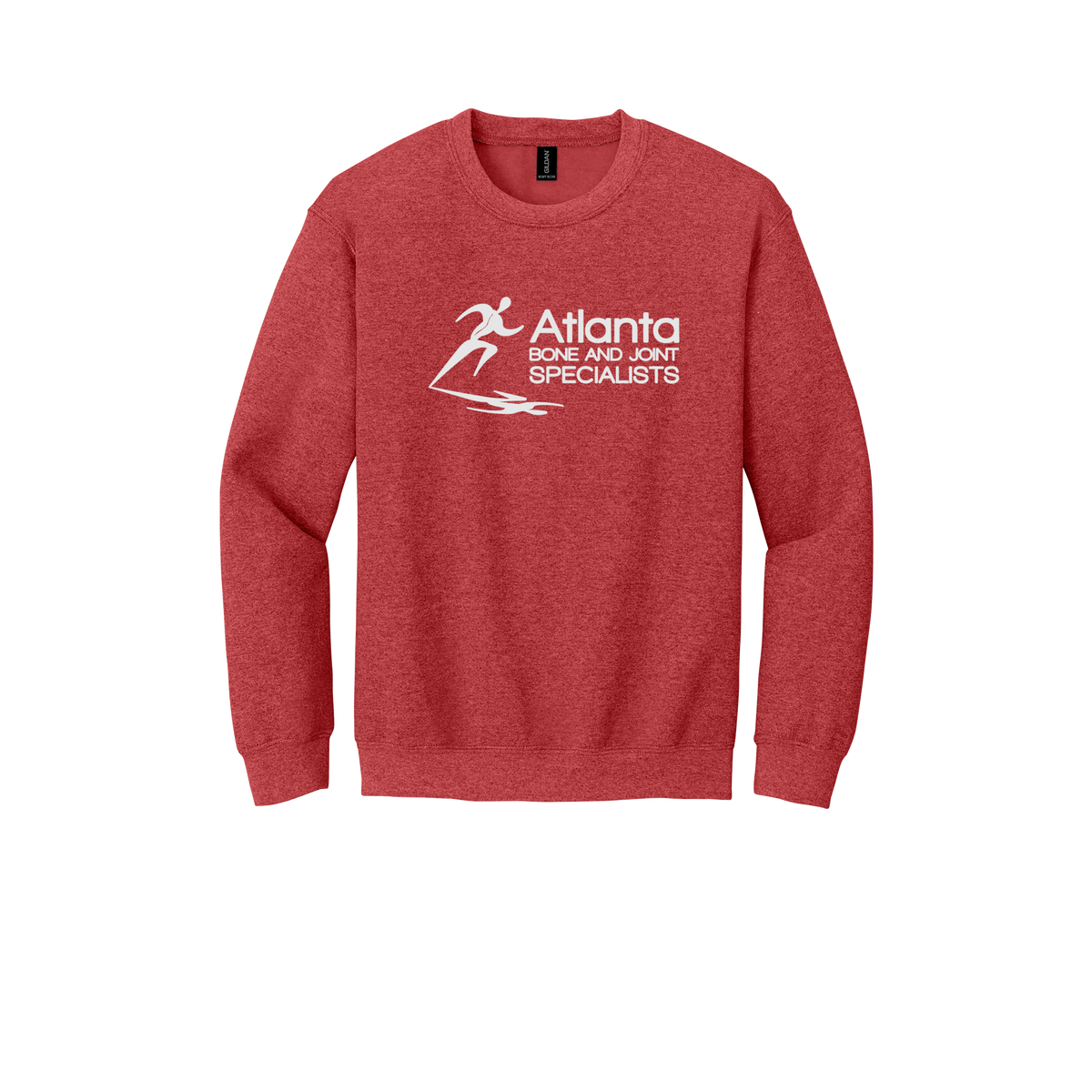 atlantaboneandjoint-clinic-comfort-crewneck-dtf-front-18000-heathersportscarlet-flat-front