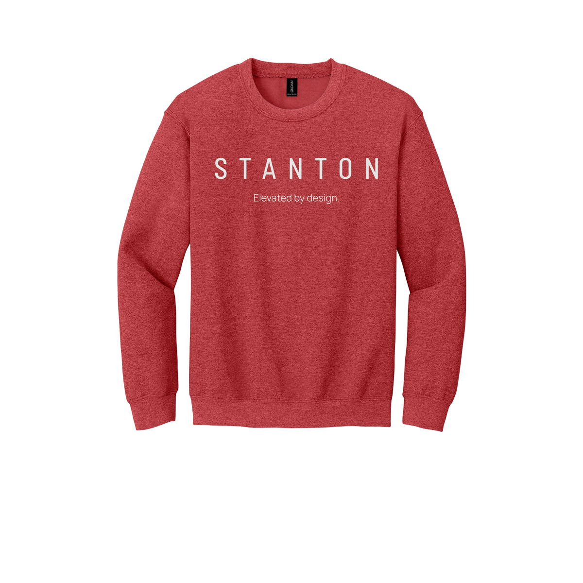 stantoncarpet-comfort-crewneck-dtf-front-18000-heathersportscarlet-flat-front