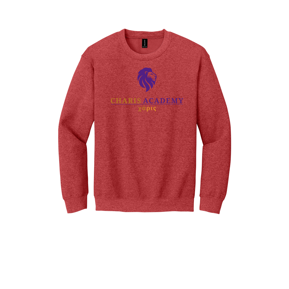 cahazleton-comfort-crewneck-dtf-front-18000-heathersportscarlet-flat-front