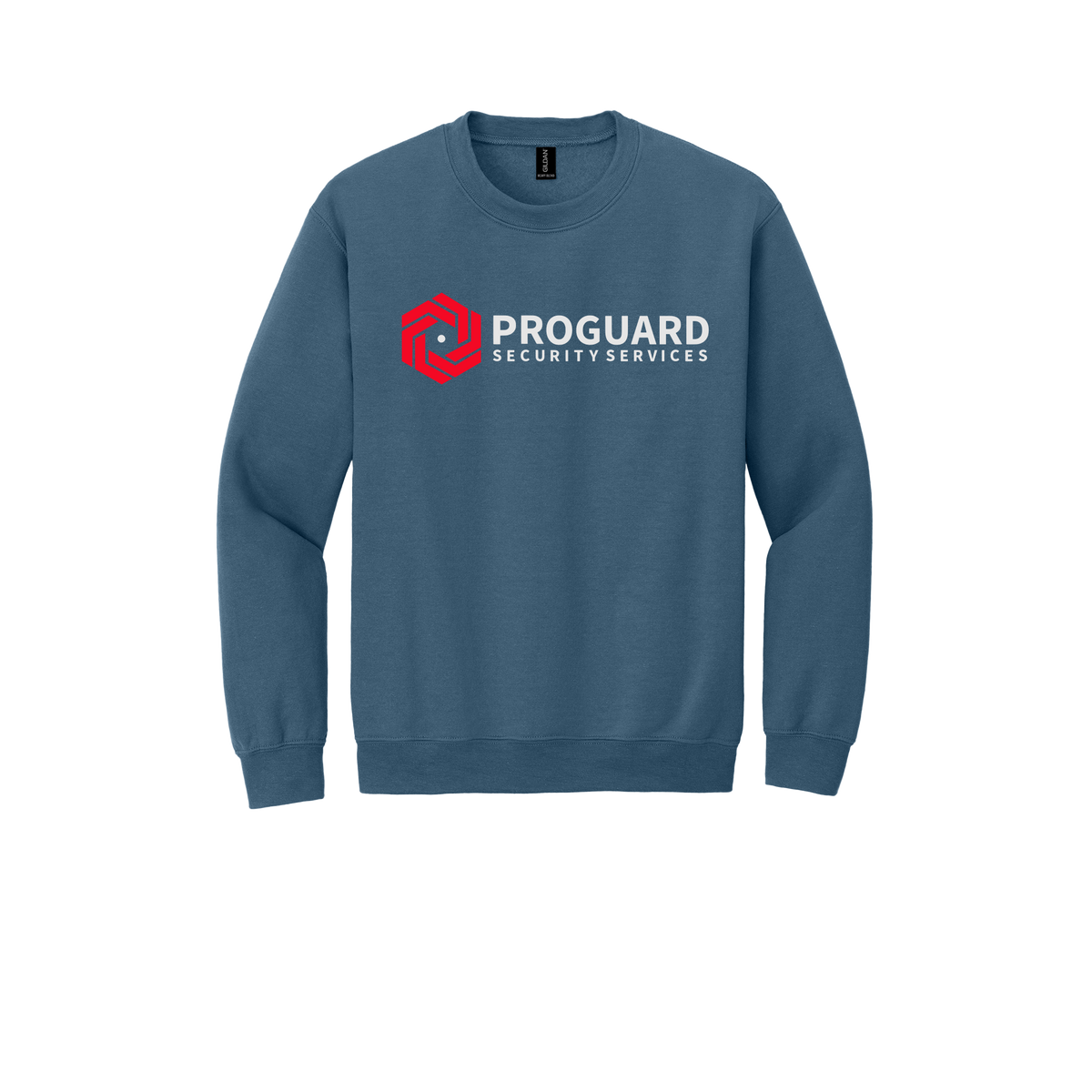 proguardsecurityservices-comfort-crewneck-dtf-front-18000-indigoblue-flat-front