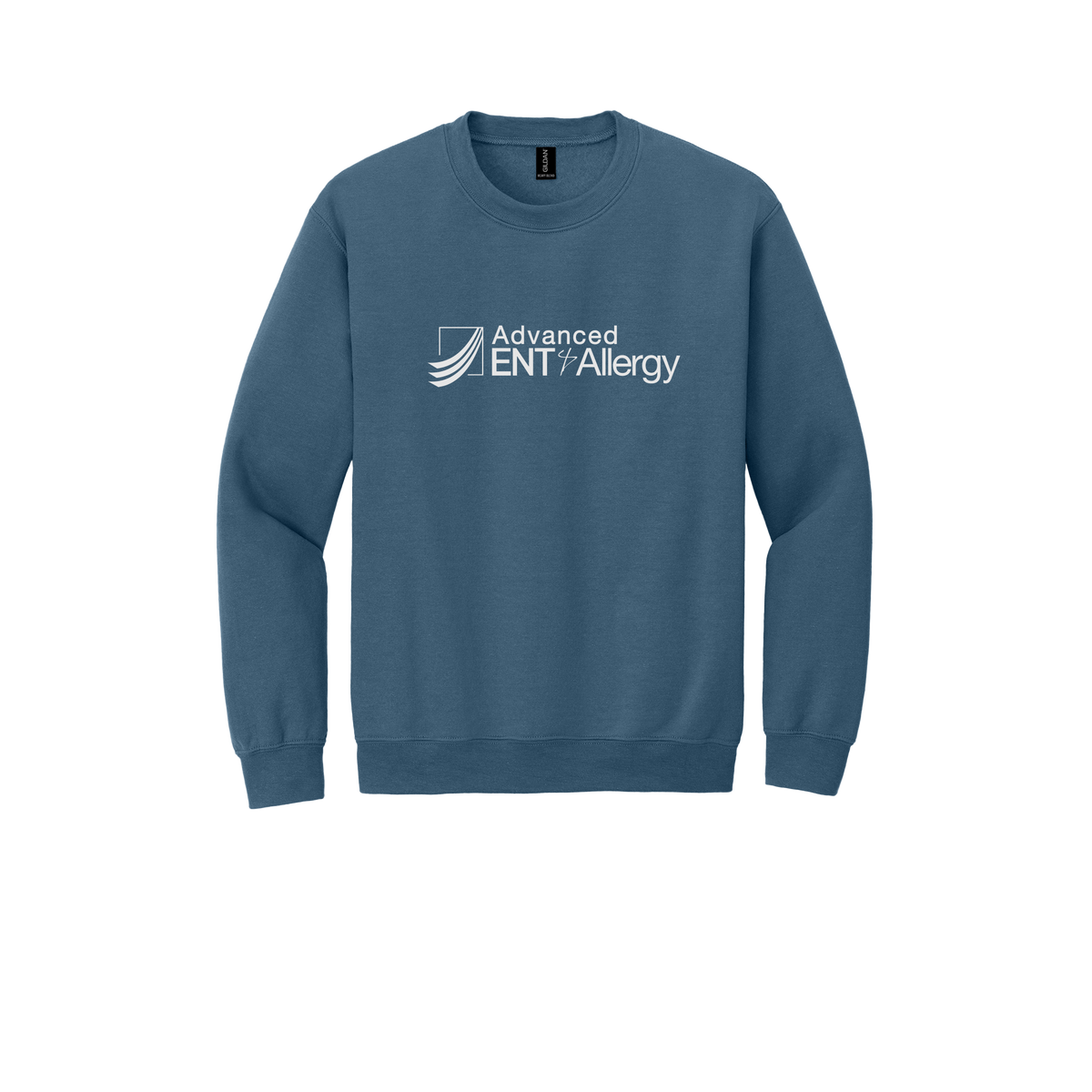advancedentandallergy-clinic-comfort-crewneck-dtf-front-18000-indigoblue-flat-front