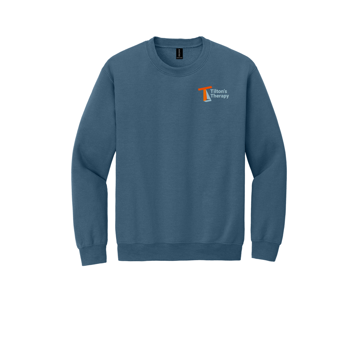 tiltonstherapy-comfort-crewneck-dtf-leftchest-18000-indigoblue-flat-front