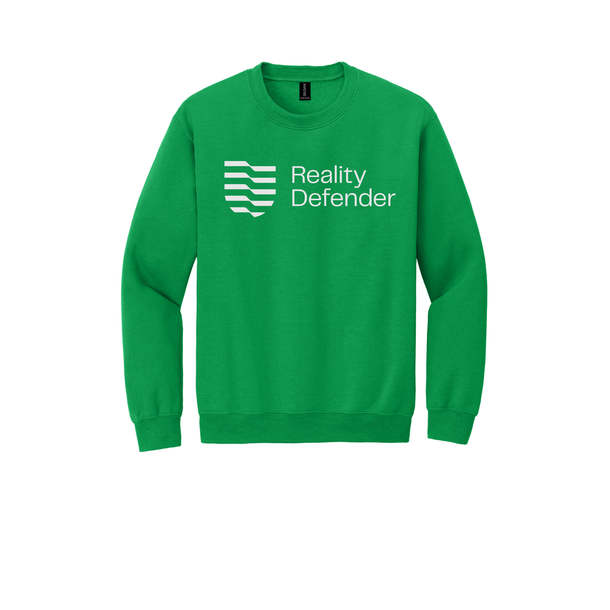 realitydefender-comfort-crewneck-dtf-front-18000-irishgreen-flat-front