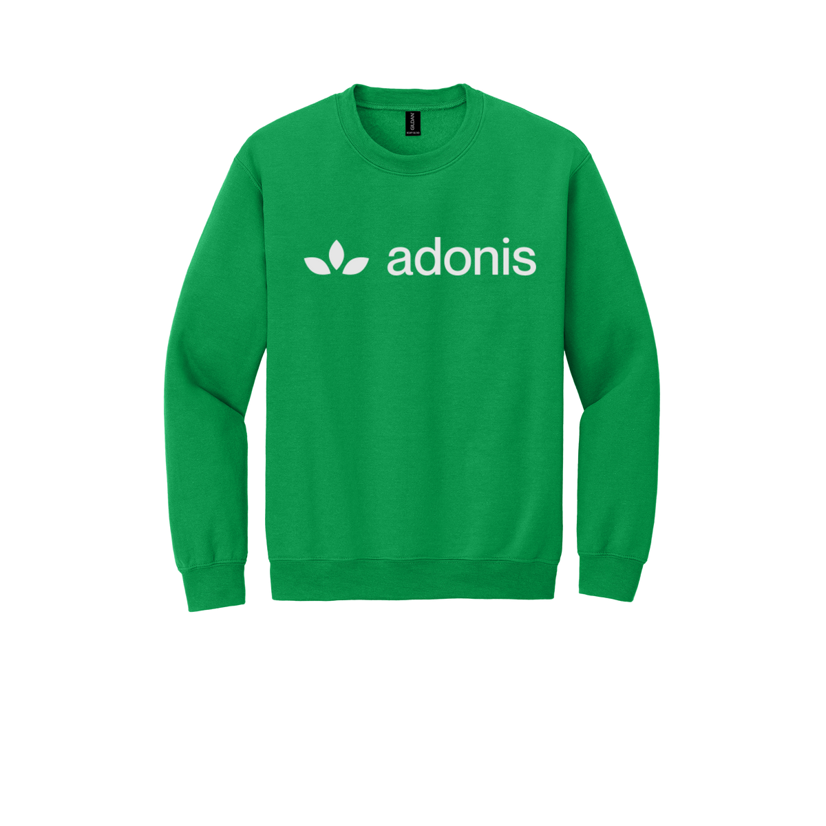 adonis-comfort-crewneck-dtf-front-18000-irishgreen-flat-front