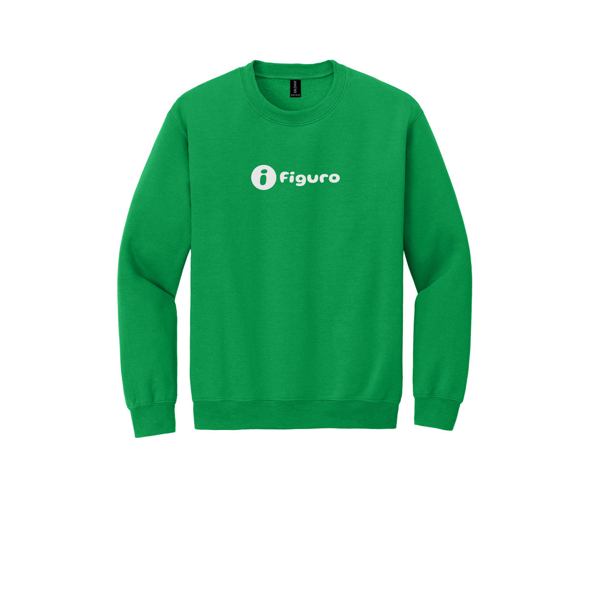 getfiguro-comfort-crewneck-dtf-front-18000-irishgreen-flat-front