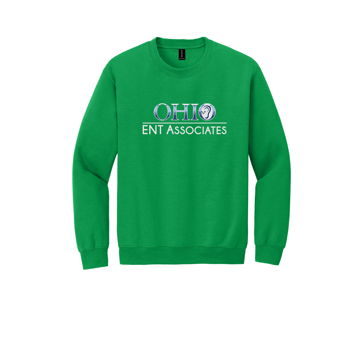 ohioentaudiology-clinic-comfort-crewneck-dtf-front-18000-irishgreen-flat-front