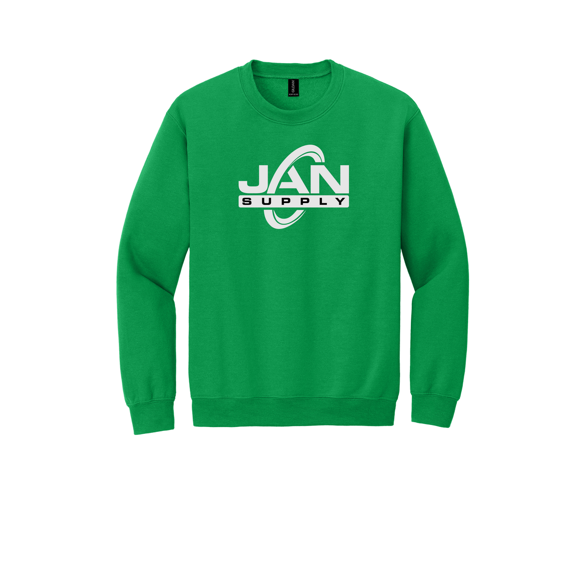 jan-pro-comfort-crewneck-dtf-front-18000-irishgreen-flat-front