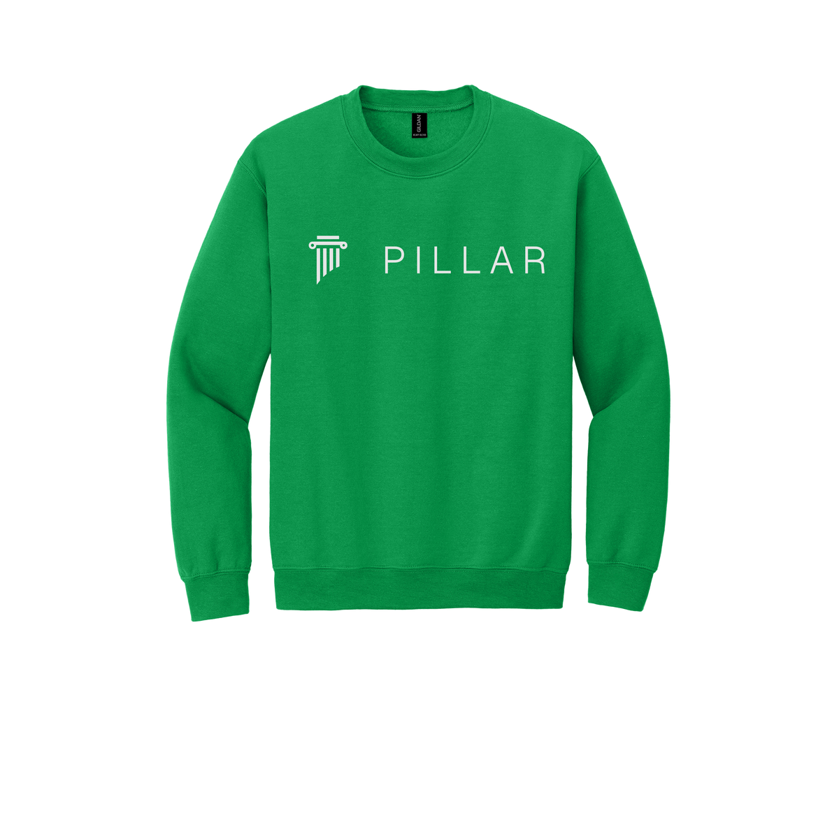 pillar-comfort-crewneck-dtf-front-18000-irishgreen-flat-front