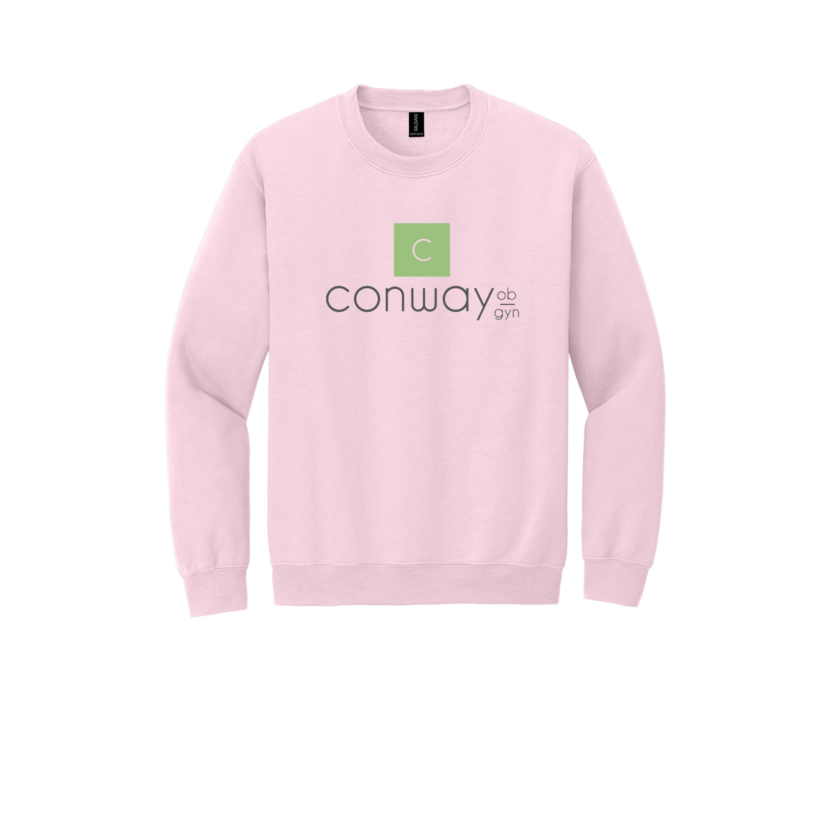 conwayobgyn-clinic-comfort-crewneck-dtf-front-18000-lightpink-flat-front