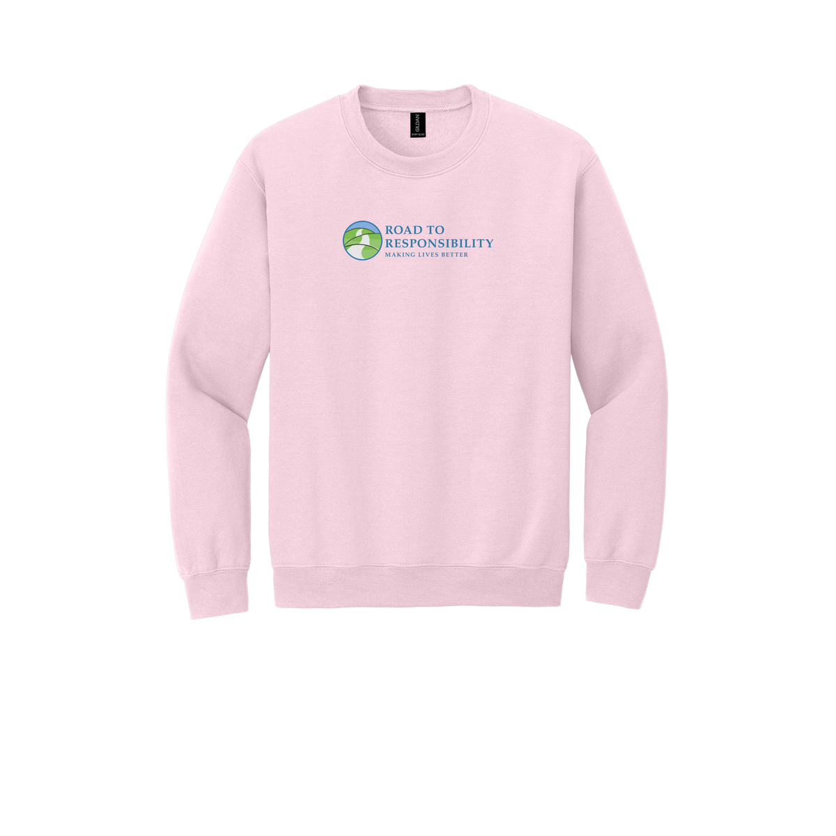 roadtoresponsibility-comfort-crewneck-dtf-front-18000-lightpink-flat-front