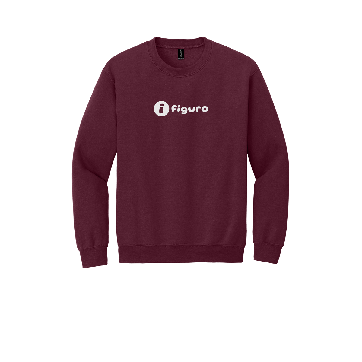 getfiguro-comfort-crewneck-dtf-front-18000-maroon-flat-front