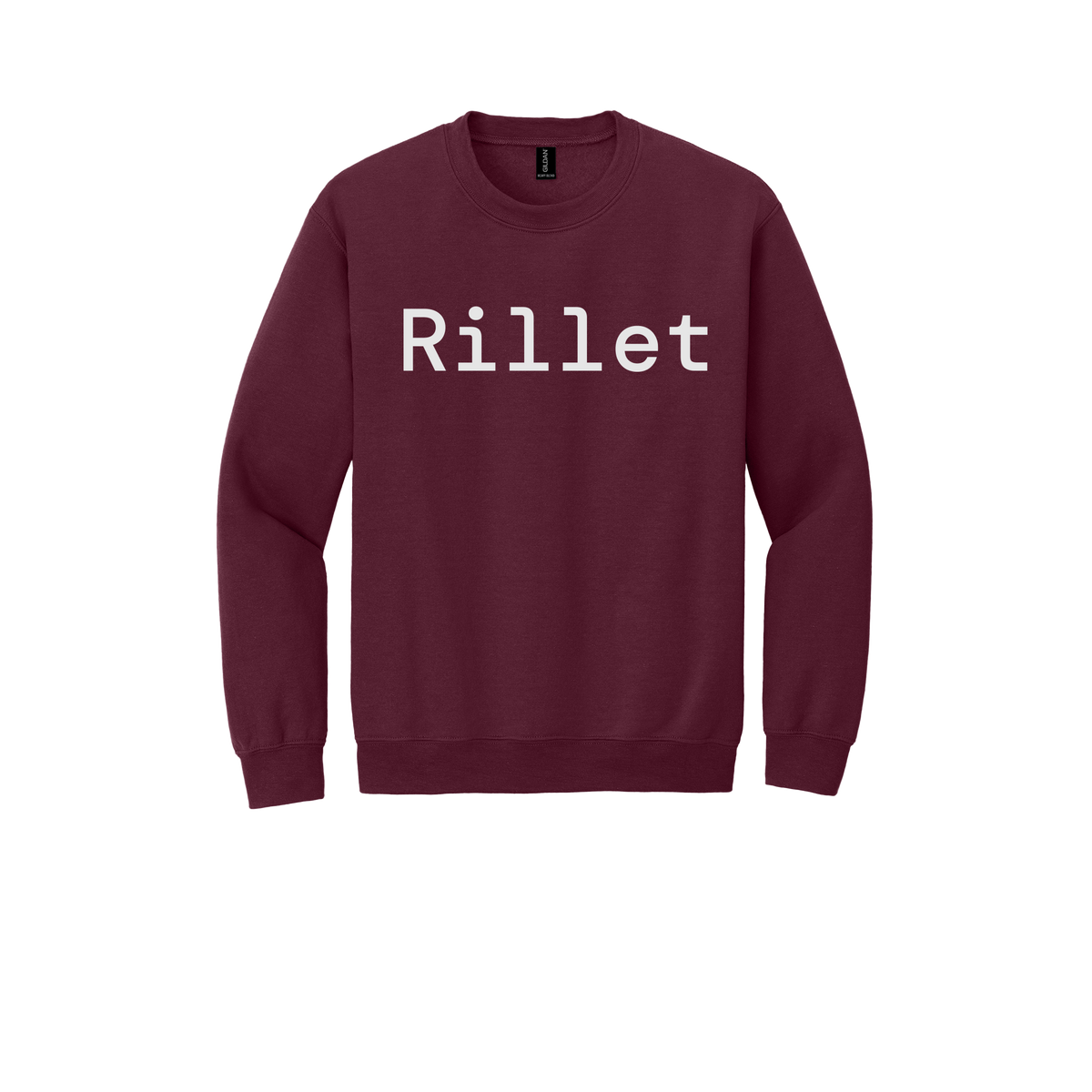 rillet-comfort-crewneck-dtf-front-18000-maroon-flat-front