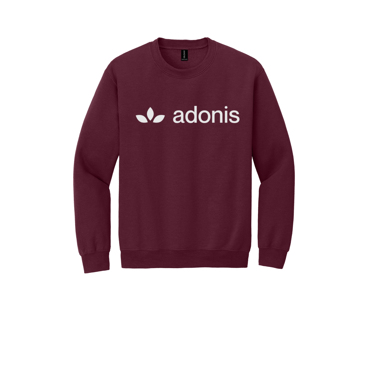 adonis-comfort-crewneck-dtf-front-18000-maroon-flat-front