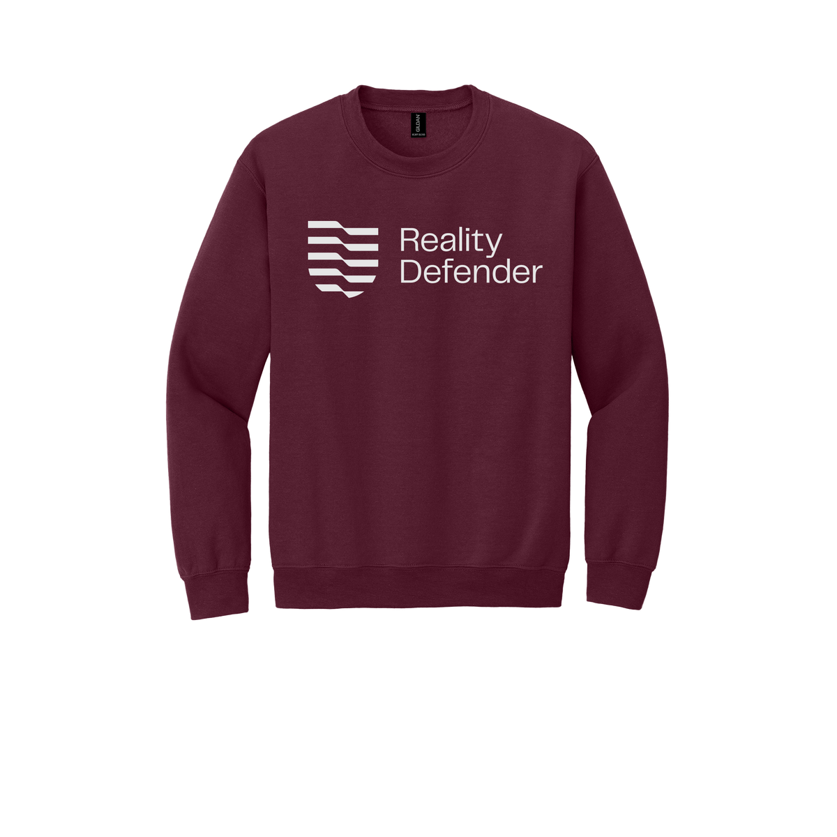 realitydefender-comfort-crewneck-dtf-front-18000-maroon-flat-front