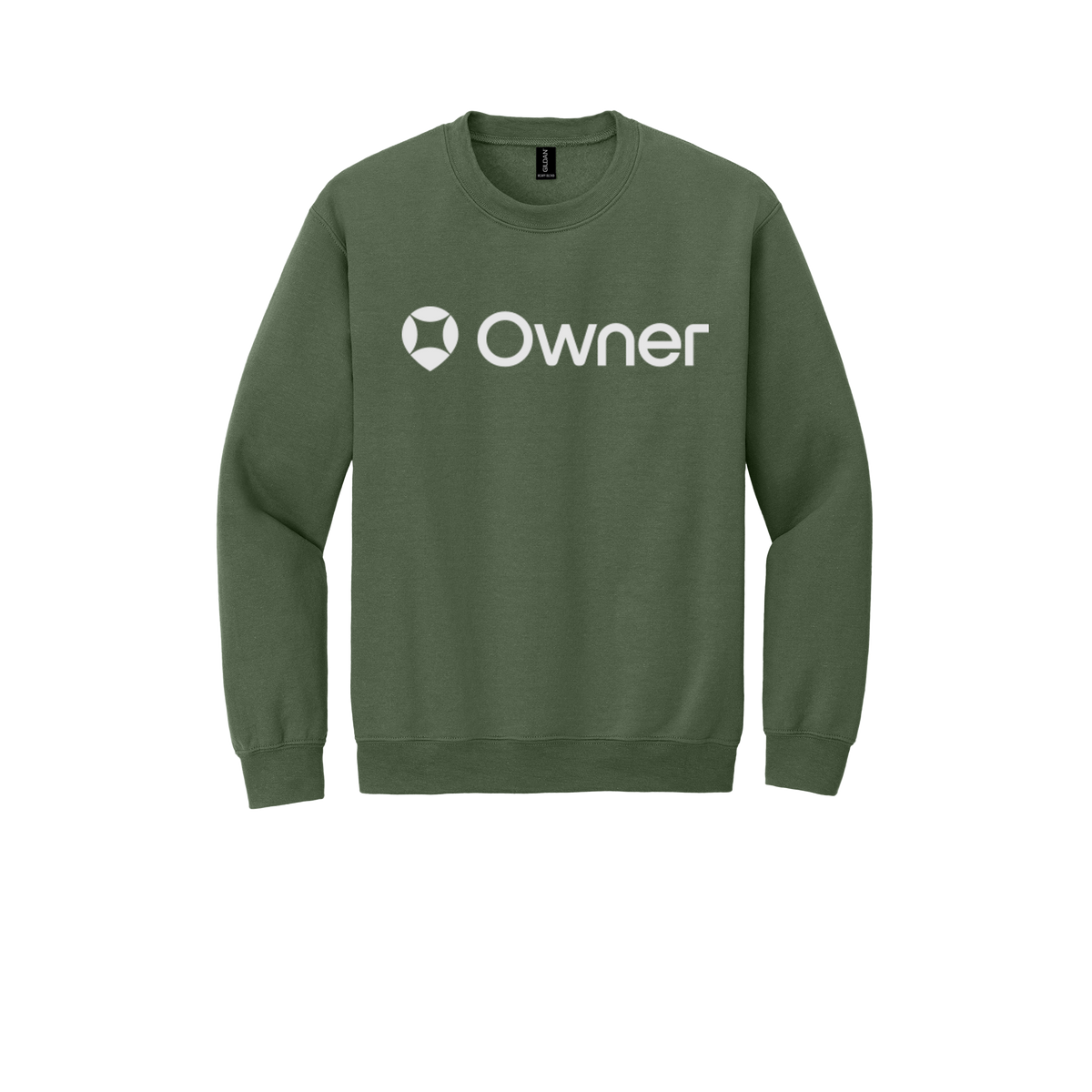 owner-comfort-crewneck-dtf-front-18000-militarygreen-flat-front