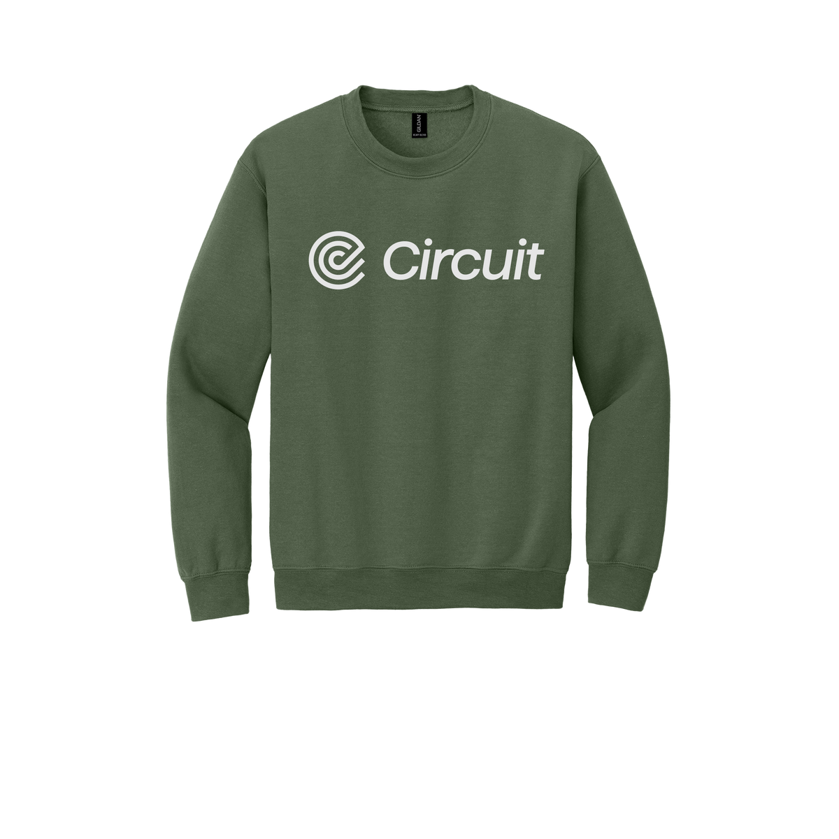 ridecircuit-comfort-crewneck-dtf-front-18000-militarygreen-flat-front