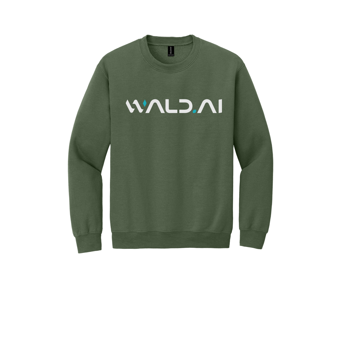 wald-comfort-crewneck-dtf-front-18000-militarygreen-flat-front