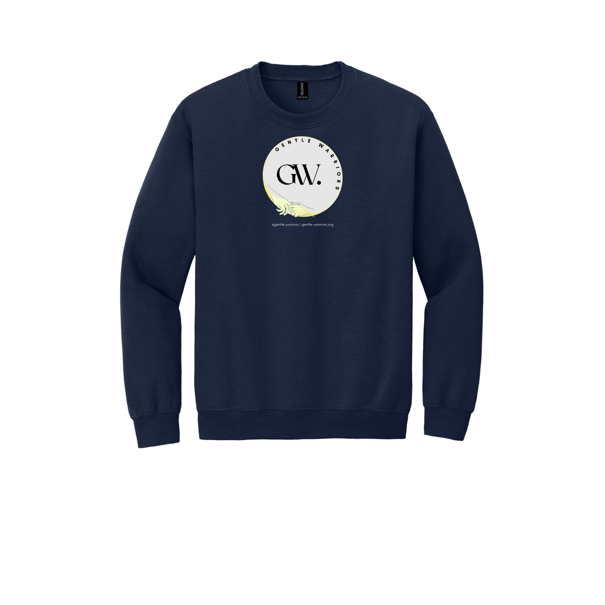 gentle-warriors-comfort-crewneck-dtf-front-18000-navy-flat-front