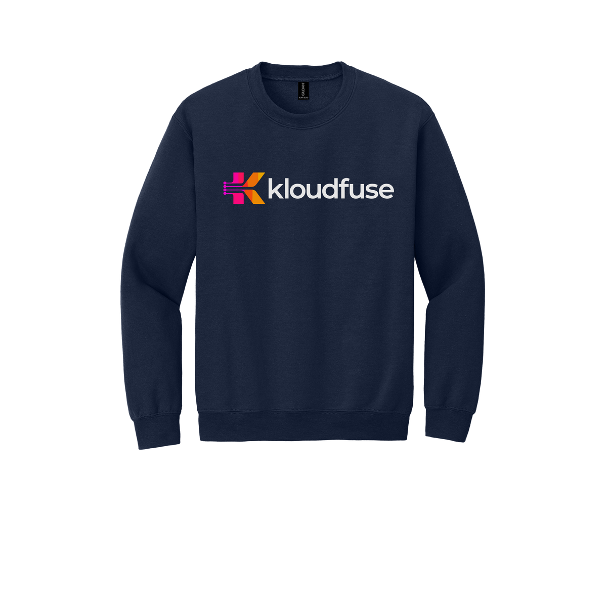 kloudfuse-comfort-crewneck-dtf-front-18000-navy-flat-front
