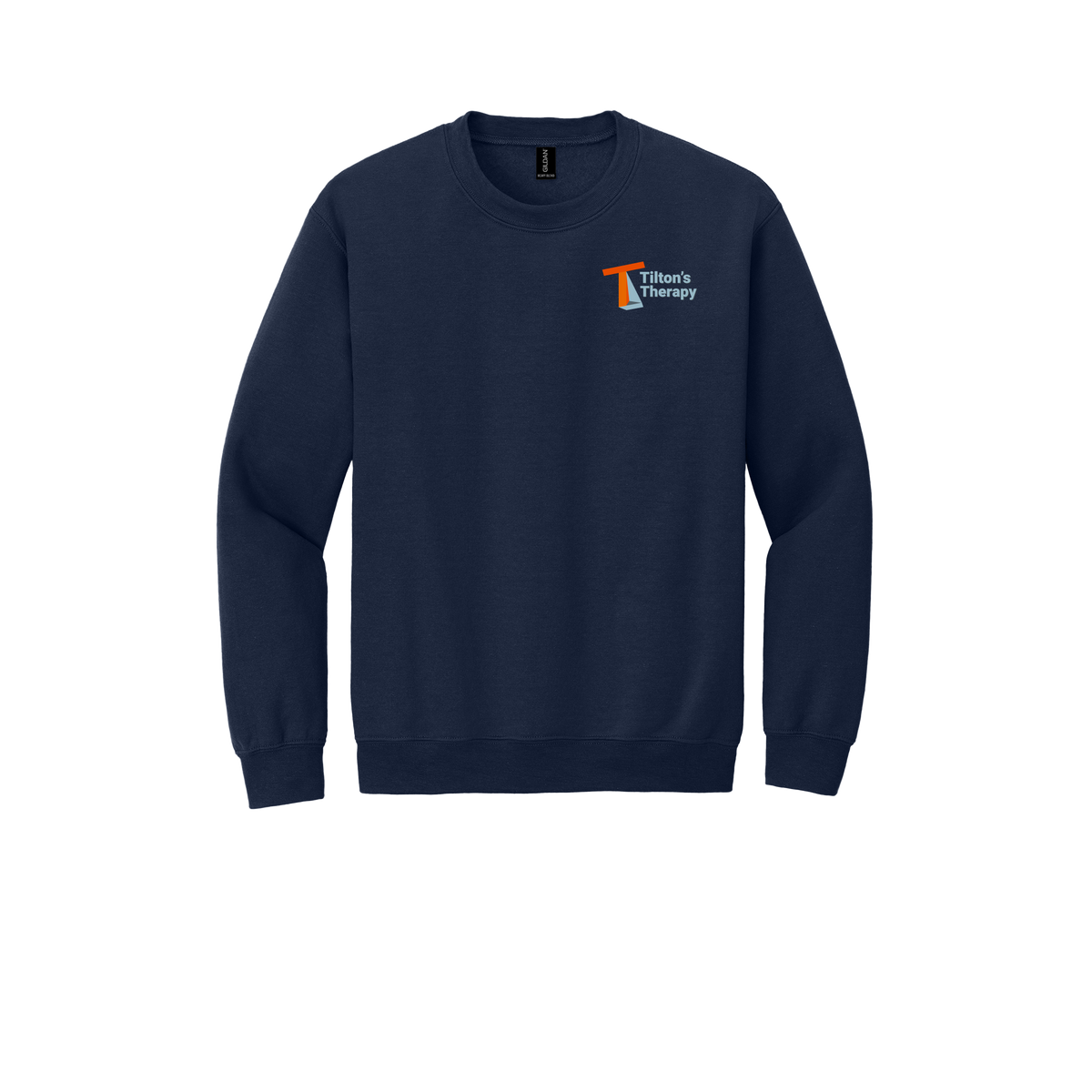 tiltonstherapy-comfort-crewneck-dtf-leftchest-18000-navy-flat-front