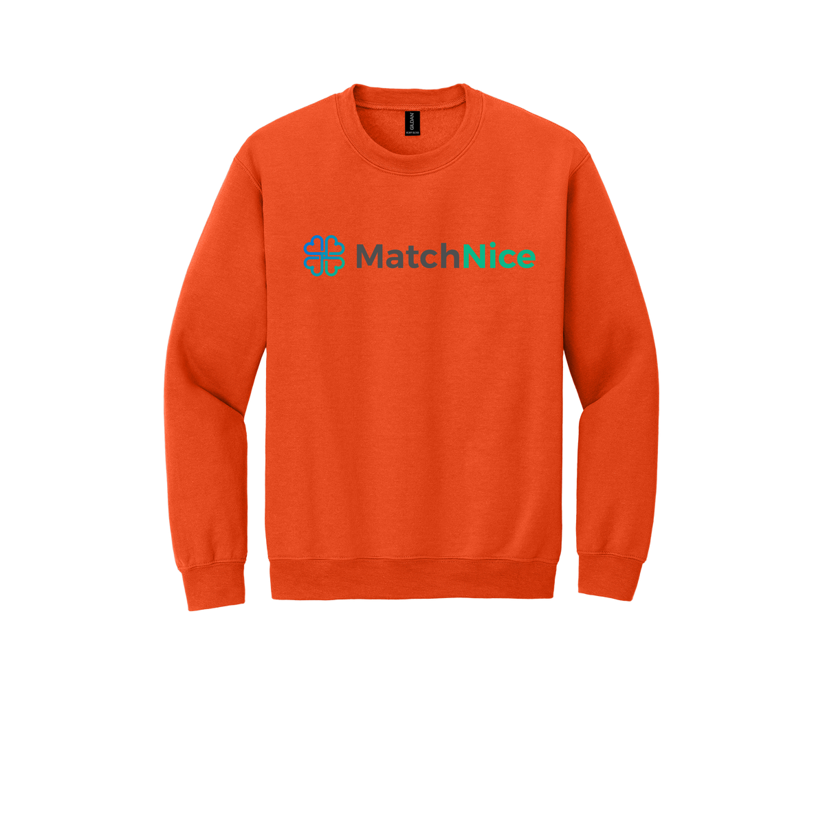 matchnice-comfort-crewneck-dtf-front-18000-orange-flat-front