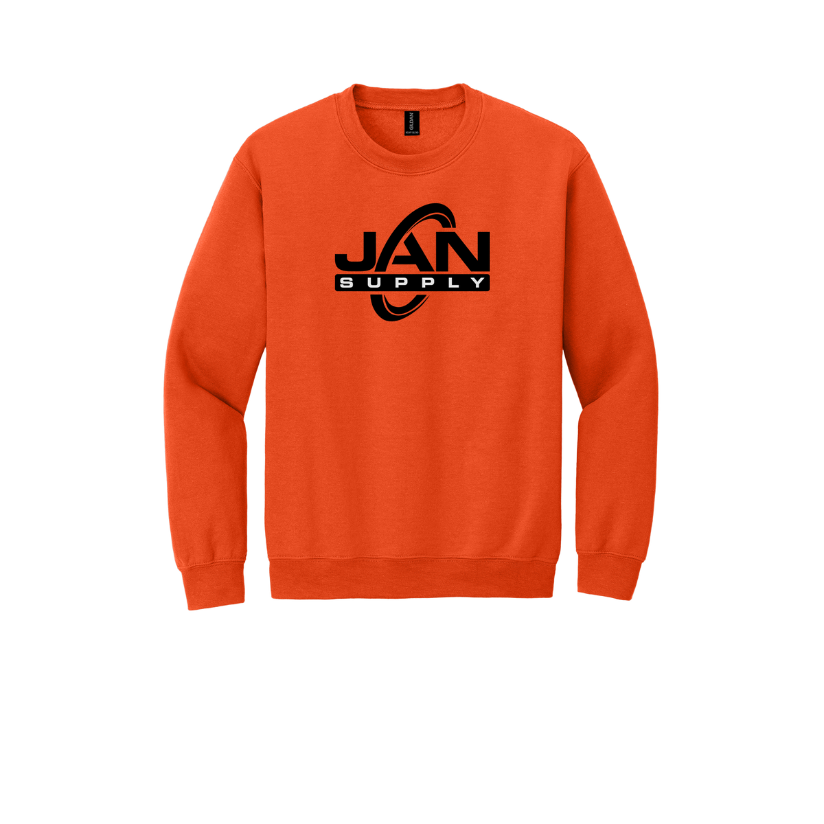 jan-pro-comfort-crewneck-dtf-front-18000-orange-flat-front
