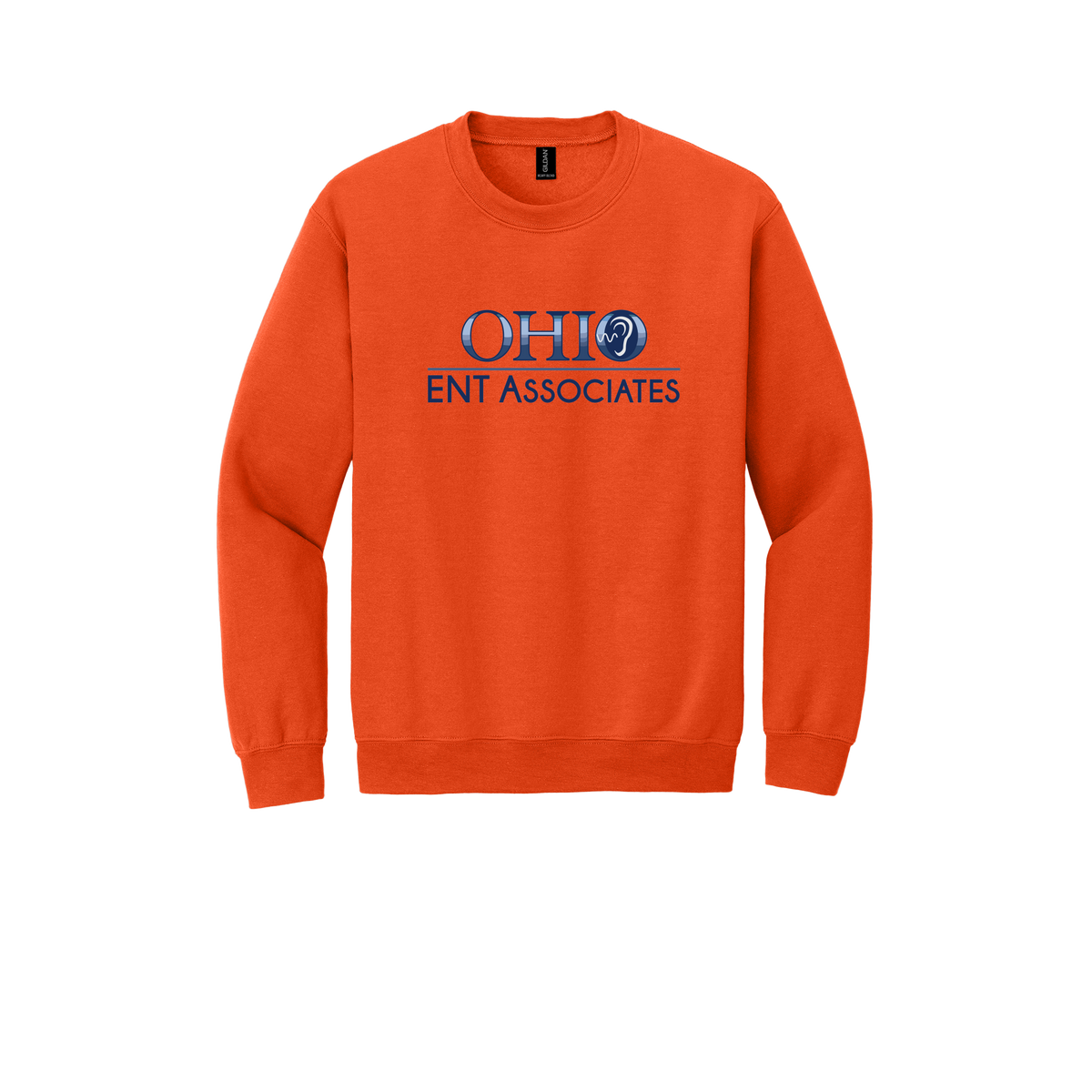 ohioentaudiology-clinic-comfort-crewneck-dtf-front-18000-orange-flat-front