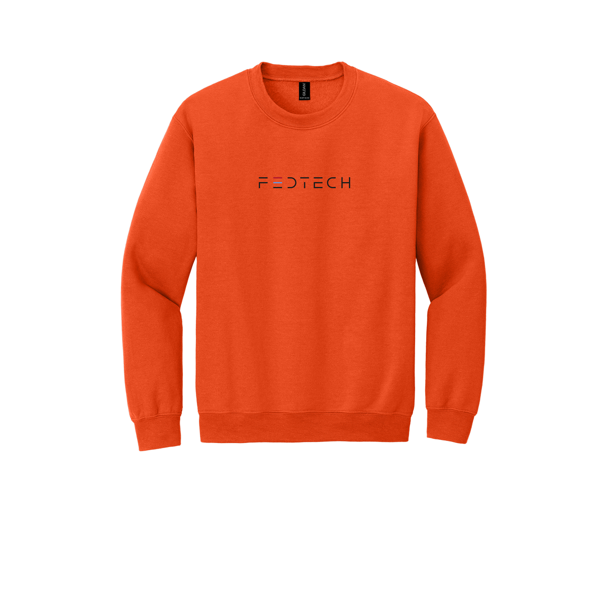 fedtech-comfort-crewneck-dtf-front-18000-orange-flat-front